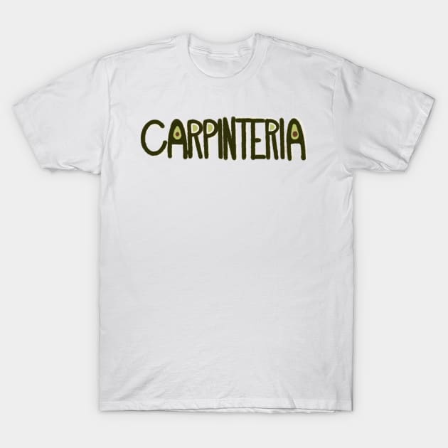 Green Carpinteria Avocado T-Shirt by avadoodle